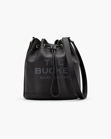 Сумка Marc Jacobs Shoulder Bucket Large через плече зерниста шкіра чорний 29x19х30 см 2R4HSH037H02 001 2R4HSH037H02 001 фото