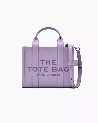 Сумка Marc Jacobs Leather Small Tote Bag, тоут зерниста шкіра бузковий 26x13х21 см H009L01SP21553 copy_H009L01SP21553 фото
