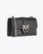 Сумка Pinko Classic Love Bag One Simply через плече зі срібною фурнітурою у гладкій шкірі чорна 17x7х27 см 100053A0F1Z99O 100053A0F1Z99O фото 2