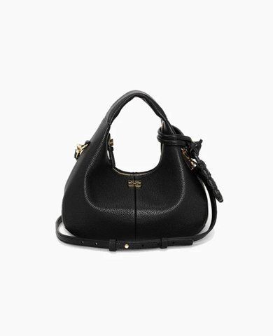 Сумка Ganni Small Mini Hobo bag чорний хабо 24,5x12х24 см A6976 A6976 фото