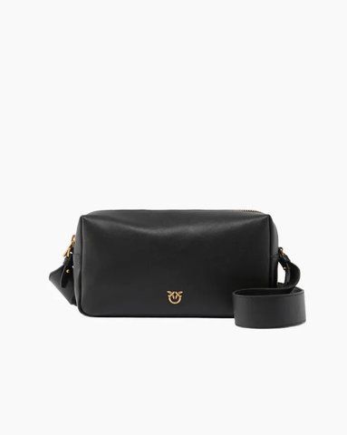 Сумка Pinko Shoulder Horizontal Vitello Morbido через плече, клатч шкіра чорний 13x8х25 см 106062A0QOZ99Q 106062A0QOZ99Q фото