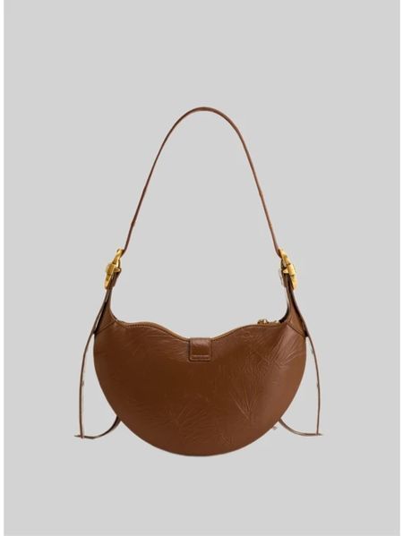 Сумка JW Pei Tessa Crushed Shoulder Bag Brown A-89-875-181 фото