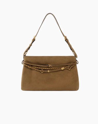 Сумка Pinko Belt Bag Big Suede через плечо замша карамель 25x7х40 см 105903A0F6L17Q 105903A0F6L17Q фото