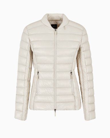 Куртка Armani Exchange Light Weight Zip-Up Down White 8NYB01YNM4Z1998 фото