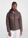 Куртка двостороння Michael Kors Chevron Logo Print Quilted Nylon Black/Brown 77B6810M421 фото 1