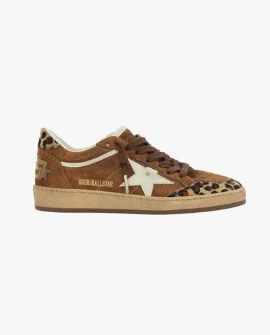 Жіночі кеди Golden Goose Ball-Star Classic шкіра коричневі з тваринним принтом GWF00117F00806455732 GWF00117F00806455732 фото