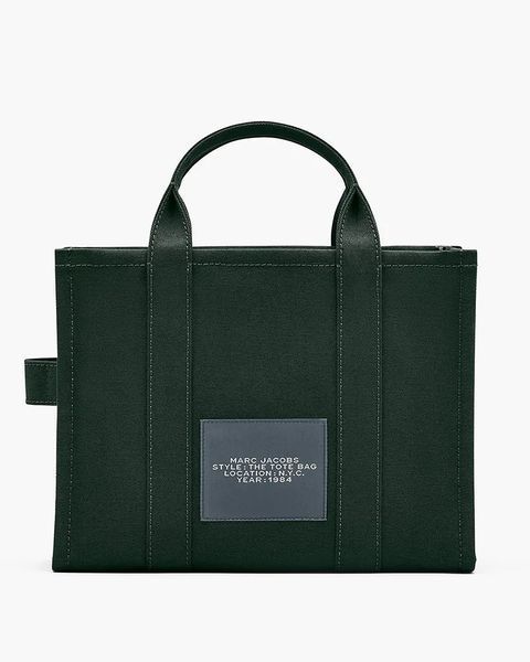 Сумка Marc Jacobs The Canvas Small Tote Bag через плече бавовна темно зелена 26x13х21 см M0016493308 M0016493308 фото