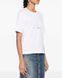 Жіноча футболка Saint Laurent Classic-Fit з логотипом бавовна білий 460876YB2DQ 9000 фото 1