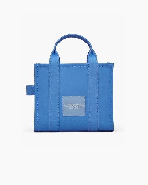 Сумка Marc Jacobs The Canvas Small Tote Bag через плече бавовна синя 26x13х21 см M0016493436 фото