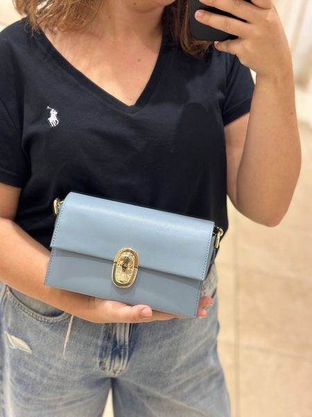 Жіноча сумка Furla Eclisse mini натуральна шкіра колір блакитний розмір 20х12х10 см K_WB00094-HSF000-O6000 -007-20-BG9 фото