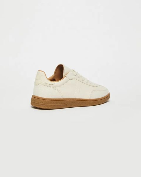Жіночі кросівки Max Mara Nuble Canvas Ecr&ugrave; бавовна молочна 25167610176 фото