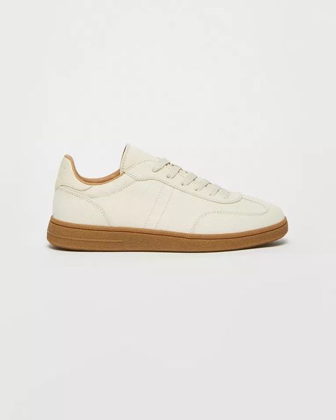 Жіночі кросівки Max Mara Nuble Canvas Ecr&ugrave; бавовна молочна 25167610176 фото