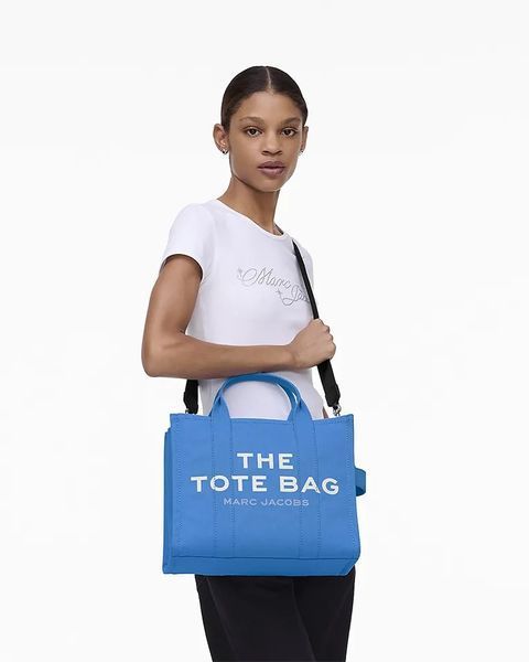 Сумка Marc Jacobs Canvas Medium Tote Bag, тоут текстиль синій 34x15х27 см M0016161436 фото